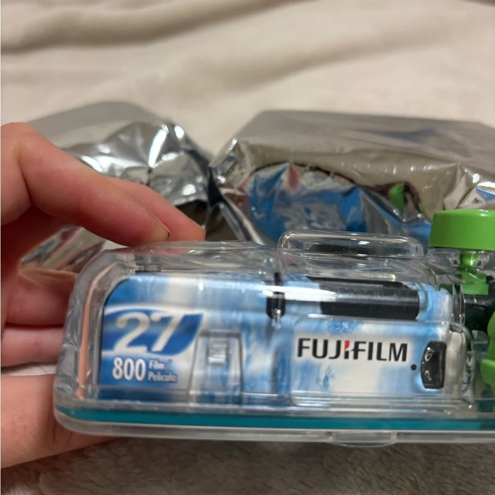 TWO Fuji film waterproof disposable cameras